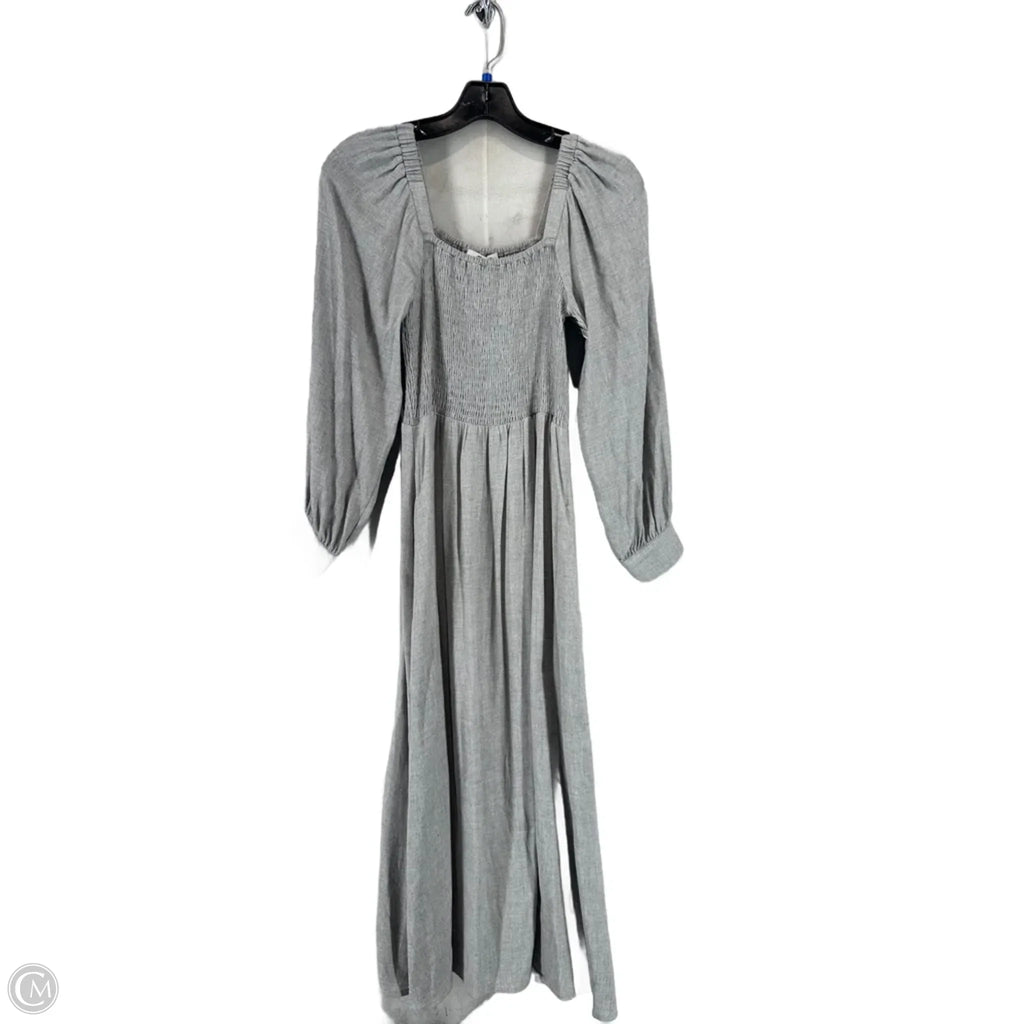 Dress Casual Maxi By Madewell In Grey, Size: Xs