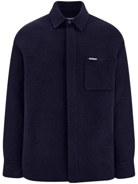 Ferragamo cashmere-blend overshirt