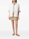 AMI Paris cotton knitted Ami De Coeur overshirt