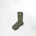 Carhartt WIP Chase Socks: Leaf / Gold