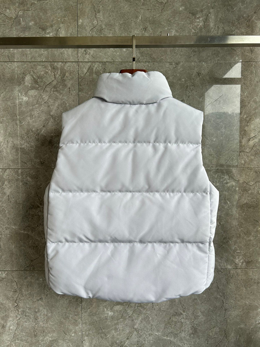 Canada Goose Arctic Program White Down Vest with Tonal Badge
