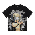 MIXED EMOTION Angel Graphic Short-Sleeve T-Shirt